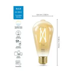 WiZ Wi-Fi Filament Lyspære ST64 -Lamper butik 3990 0d59e31a 5bfc 4a6f bf1b 54dcbe8bac3b