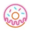 Candy Shock Neon LED Lampe - Donut