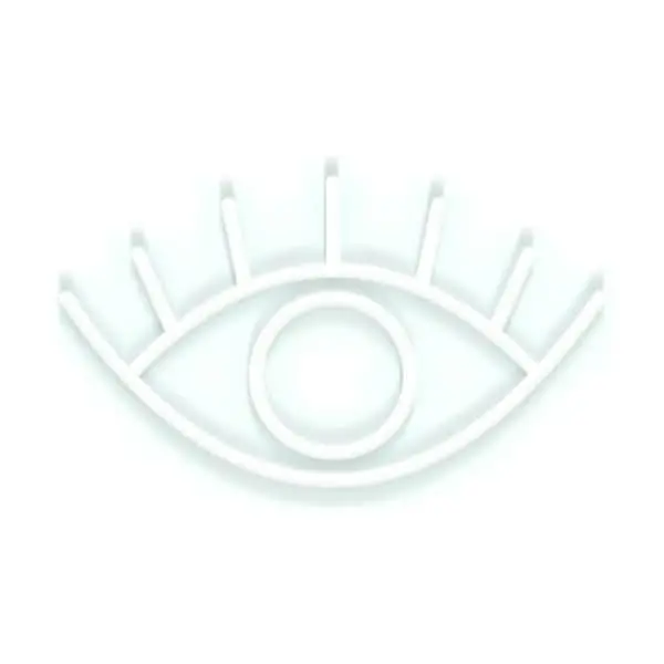 Candy Shock Neon LED Lampe - Øje 1 Candy Shock Neon LED Lampe - Øje