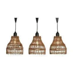 Casa Living Lyskæde M. Flettede Lamper